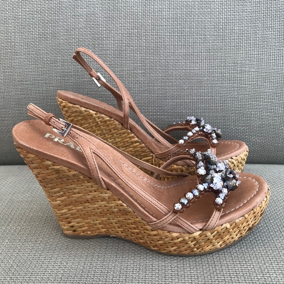 Prada Wedge Sandals - Picture 5 of 6